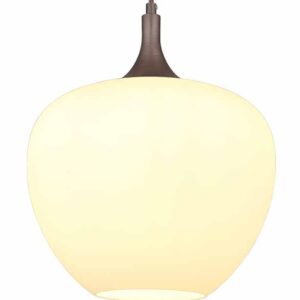 Globo Maxy hanglamp – ø 29 cm – E27 (grote fitting) – Bruin