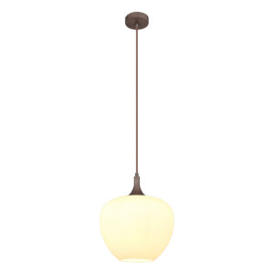 Globo Maxy hanglamp – ø 29 cm – E27 (grote fitting) – Bruin