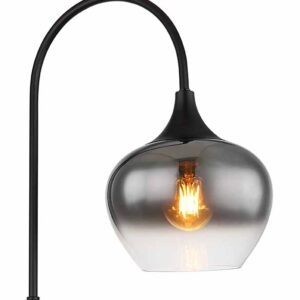 Globo Maxy vloerlamp – E27 (grote fitting) – Zwart