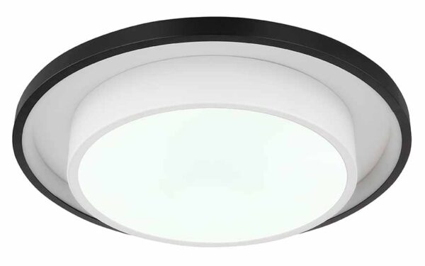 5 cm – Ingebouwd (LED) – Zwart