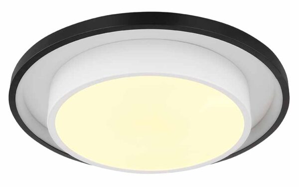 5 cm – Ingebouwd (LED) – Zwart