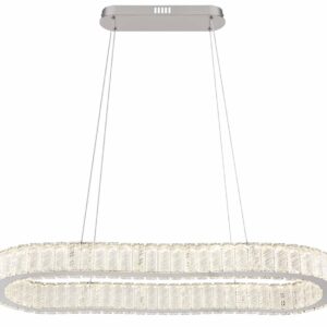 Globo Mucky hanglamp – Ingebouwd (LED) – Chroom