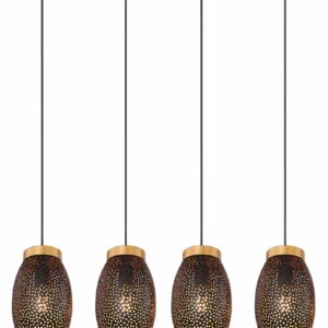 Globo Narri hanglamp – E27 (grote fitting) – Goud