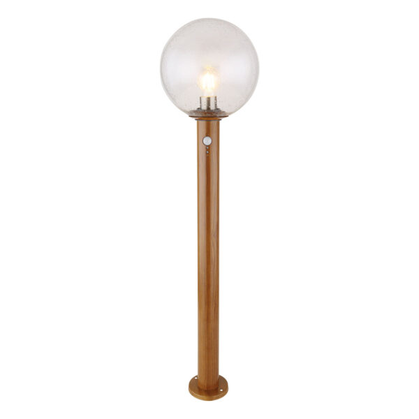 Globo Ossy vloerlamp – ø 25 cm – LED + E27 – Naturel