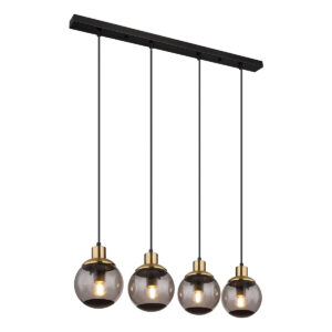 Globo Potter hanglamp – E27 (grote fitting) – Zwart