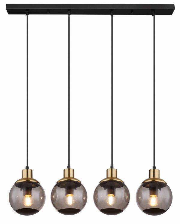 Globo Potter hanglamp – E27 (grote fitting) – Zwart