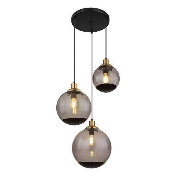 Globo Potter hanglamp – ø 51 cm – E27 (grote fitting) – Zwart