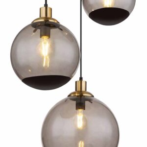 Globo Potter hanglamp – ø 51 cm – E27 (grote fitting) – Zwart