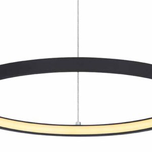 5 cm – Ingebouwd (LED) – Zwart