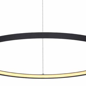 5 cm – Ingebouwd (LED) – Zwart