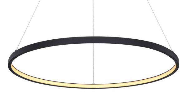 5 cm – Ingebouwd (LED) – Zwart