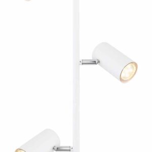 Globo Robby vloerlamp – GU10 – Wit