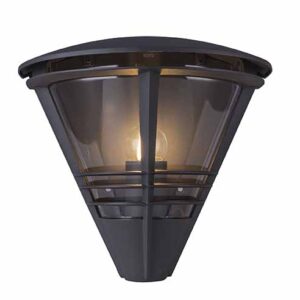 Globo Salla wandlamp – E27 (grote fitting) – Antraciet