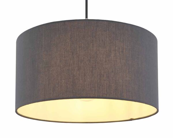 Globo Sanna hanglamp – ø 40 cm – E27 (grote fitting) – Nikkel