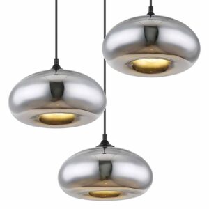 Globo Selly hanglamp – ø 65 cm – E27 (grote fitting) – Zwart