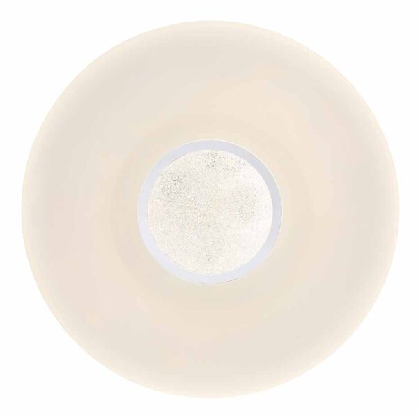 Globo Sully plafonniere – ø 41 cm – Ingebouwd (LED) – Wit