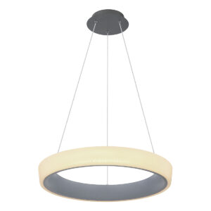 Globo Tabano hanglamp – ø 50 cm – Ingebouwd (LED) – Antraciet