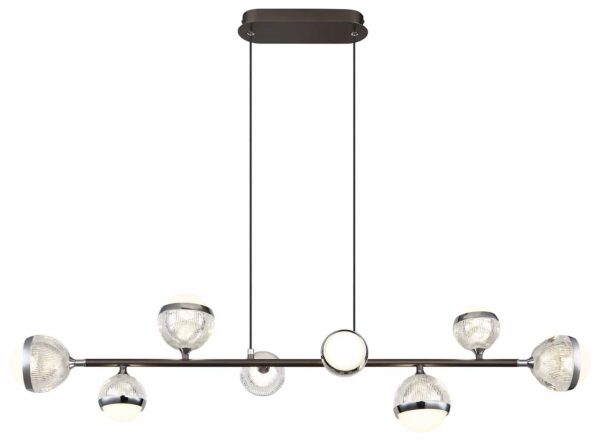 Globo Untsy hanglamp – Ingebouwd (LED) – Nikkel