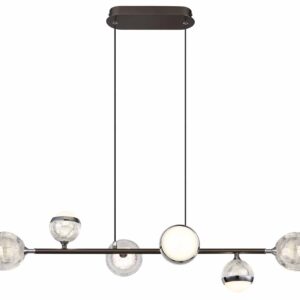 Globo Untsy hanglamp – Ingebouwd (LED) – Nikkel