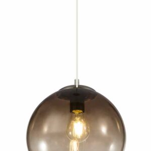 Globo Varus hanglamp – ø 30 cm – E27 (grote fitting) – Chroom