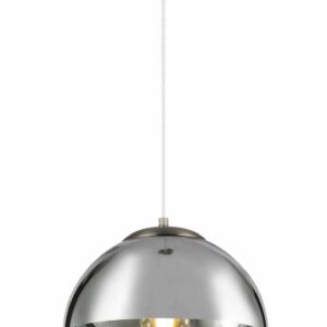 Globo Varus hanglamp – ø 30 cm – E27 (grote fitting) – Nikkel