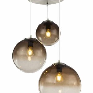 Globo Varus hanglamp – ø 51 cm – E27 (grote fitting) – Chroom