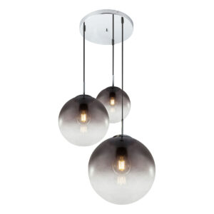 Globo Varus hanglamp – ø 51 cm – E27 (grote fitting) – Chroom