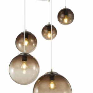 Globo Varus hanglamp – ø 65 cm – E27 (grote fitting) – Chroom