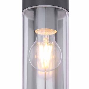 Globo Vessa wandlamp – LED + E27 – Antraciet