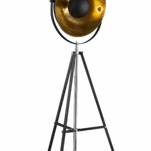 Globo Xirena vloerlamp – ø 78 cm – E27 (grote fitting) – Chroom