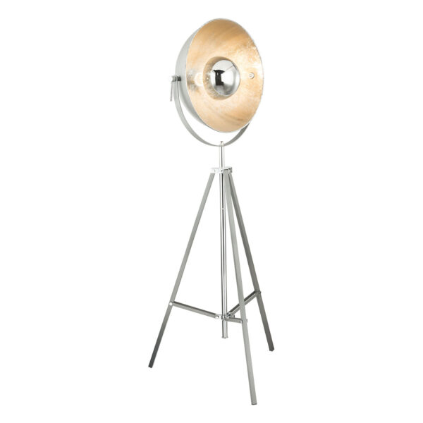 Globo Xirena vloerlamp – ø 78 cm – E27 (grote fitting) – Grijs