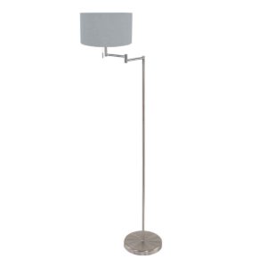 Mexlite Bella vloerlamp – E27 (grote fitting) – Staal