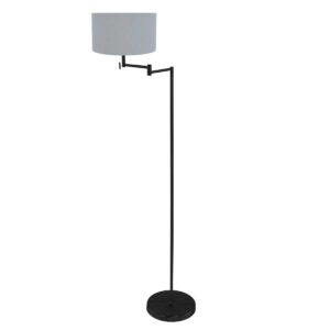 Mexlite Bella vloerlamp – E27 (grote fitting) – Zwart