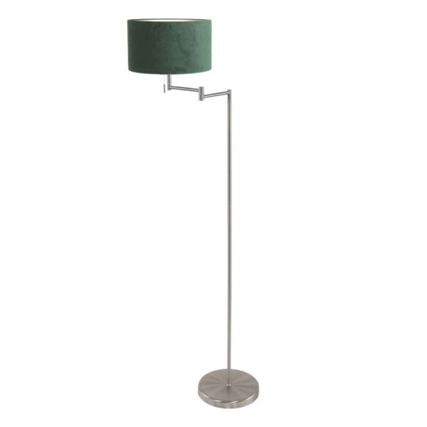 Mexlite Bella vloerlamp – ø 45 cm – E27 (grote fitting) – Staal