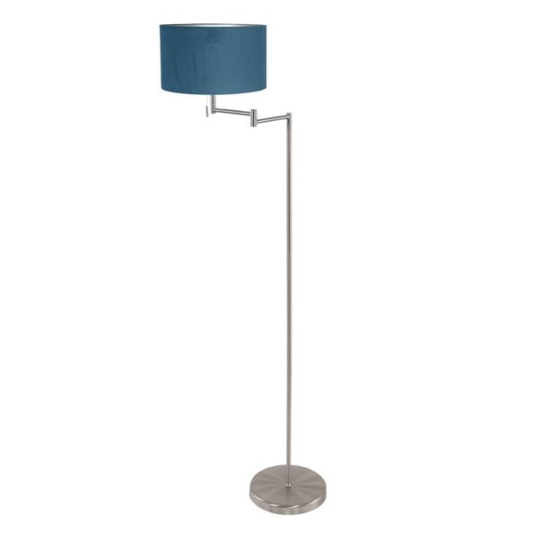 Mexlite Bella vloerlamp – ø 45 cm – E27 (grote fitting) – Staal