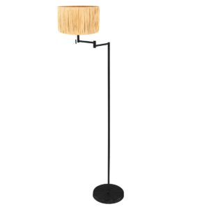 Mexlite Bella vloerlamp – ø 45 cm – E27 (grote fitting) – Zwart