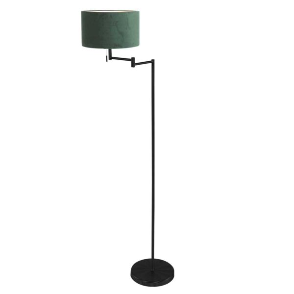 Mexlite Bella vloerlamp – ø 45 cm – E27 (grote fitting) – Zwart