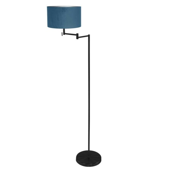 Mexlite Bella vloerlamp – ø 45 cm – E27 (grote fitting) – Zwart