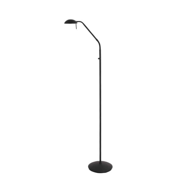 Mexlite Biron vloerlamp – Ingebouwd (LED) – Zwart