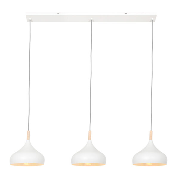 Mexlite Bjorr hanglamp – E27 (grote fitting) – Wit