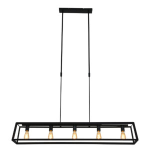 Mexlite Buckley hanglamp – E27 (grote fitting) – Zwart