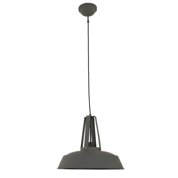 Mexlite Eden hanglamp – ø 42 cm – E27 (grote fitting) – Grijs
