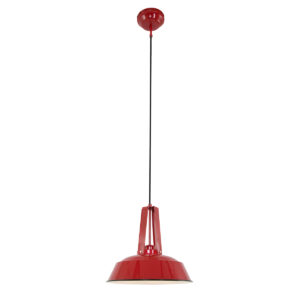 Mexlite Eden hanglamp – ø 42 cm – E27 (grote fitting) – Rood