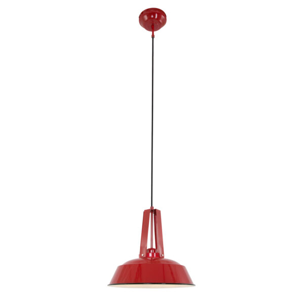 Mexlite Eden hanglamp – ø 42 cm – E27 (grote fitting) – Rood