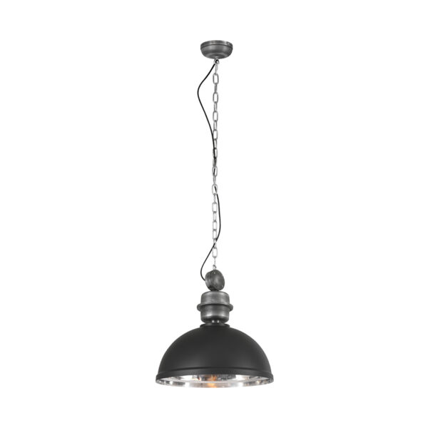 Mexlite Gaeve hanglamp – ø 50 cm – E27 (grote fitting) – Zwart