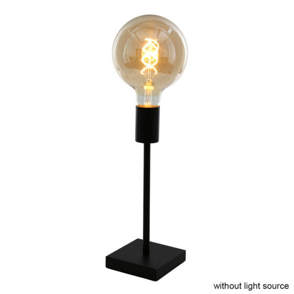 Mexlite Minimalics tafellamp – Niet verstelbaar – E27 (grote fitting) – Zwart