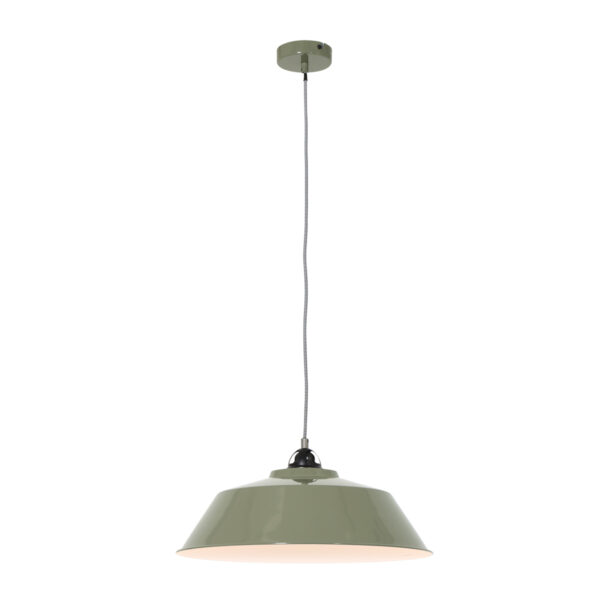 Mexlite Nove hanglamp – ø 42 cm – E27 (grote fitting) – Groen