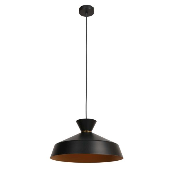 Mexlite Skandina hanglamp – ø 40 cm – In hoogte verstelbaar – E27 (grote fitting) – Zwart