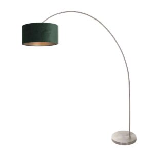 Mexlite Solva vloerlamp – E27 (grote fitting) – Staal