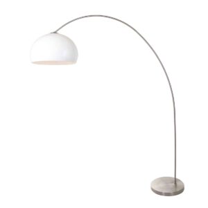 Mexlite Solva vloerlamp – E27 (grote fitting) – Staal